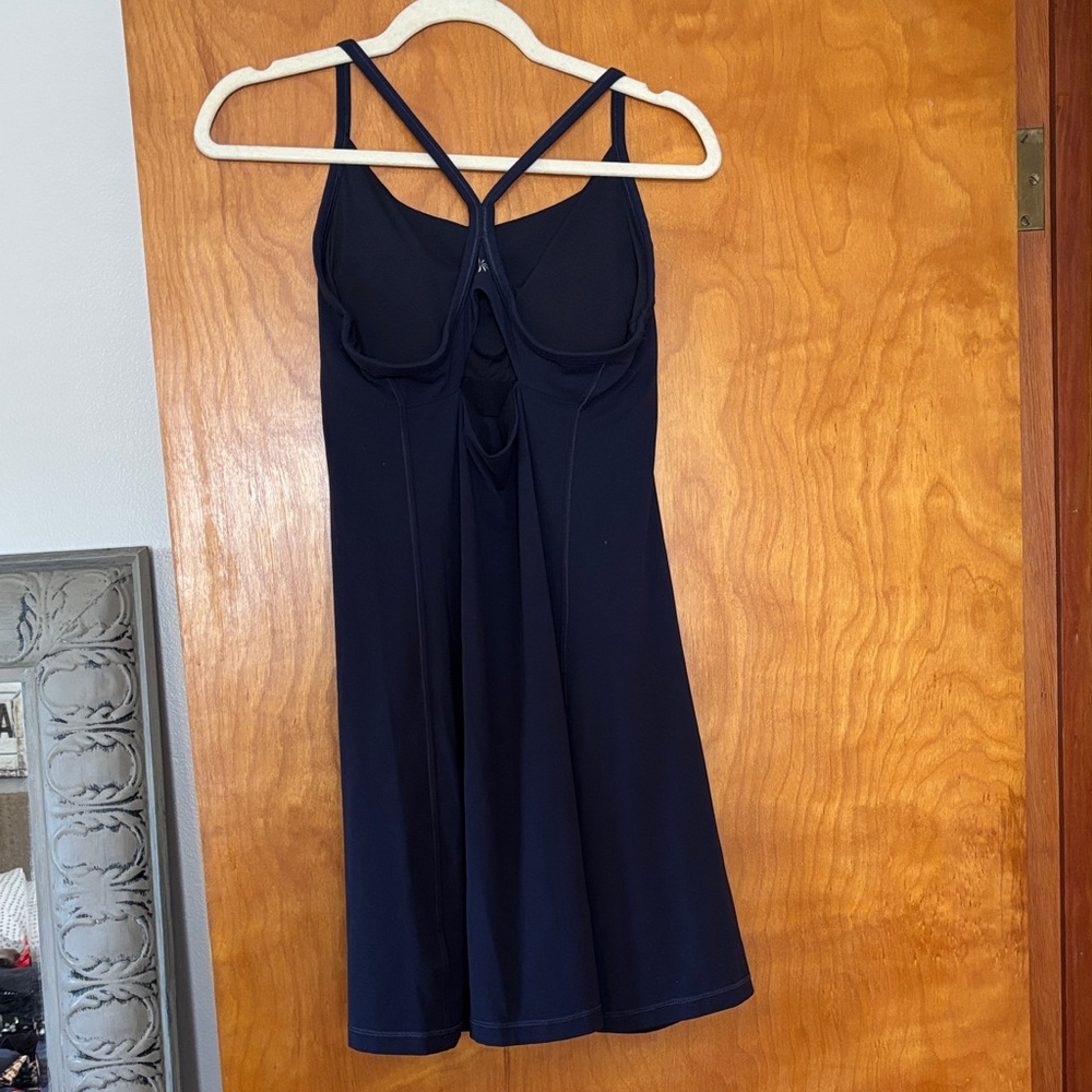 Athleta Navy Blue Strappy Active Dress - Picture 2 of 3